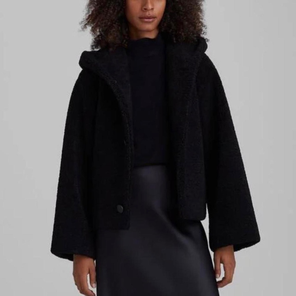 Club Monaco Black Teddy Jacket